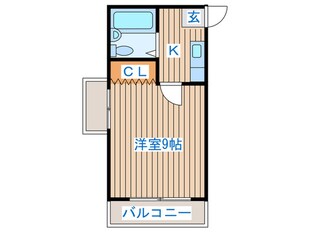 サンシテｨ荒町の物件間取画像